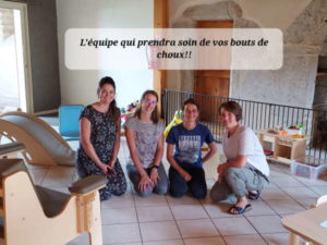L'équipe de la micro-crèche